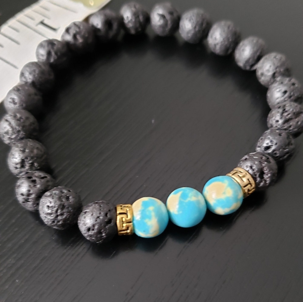 lava rock bracelet